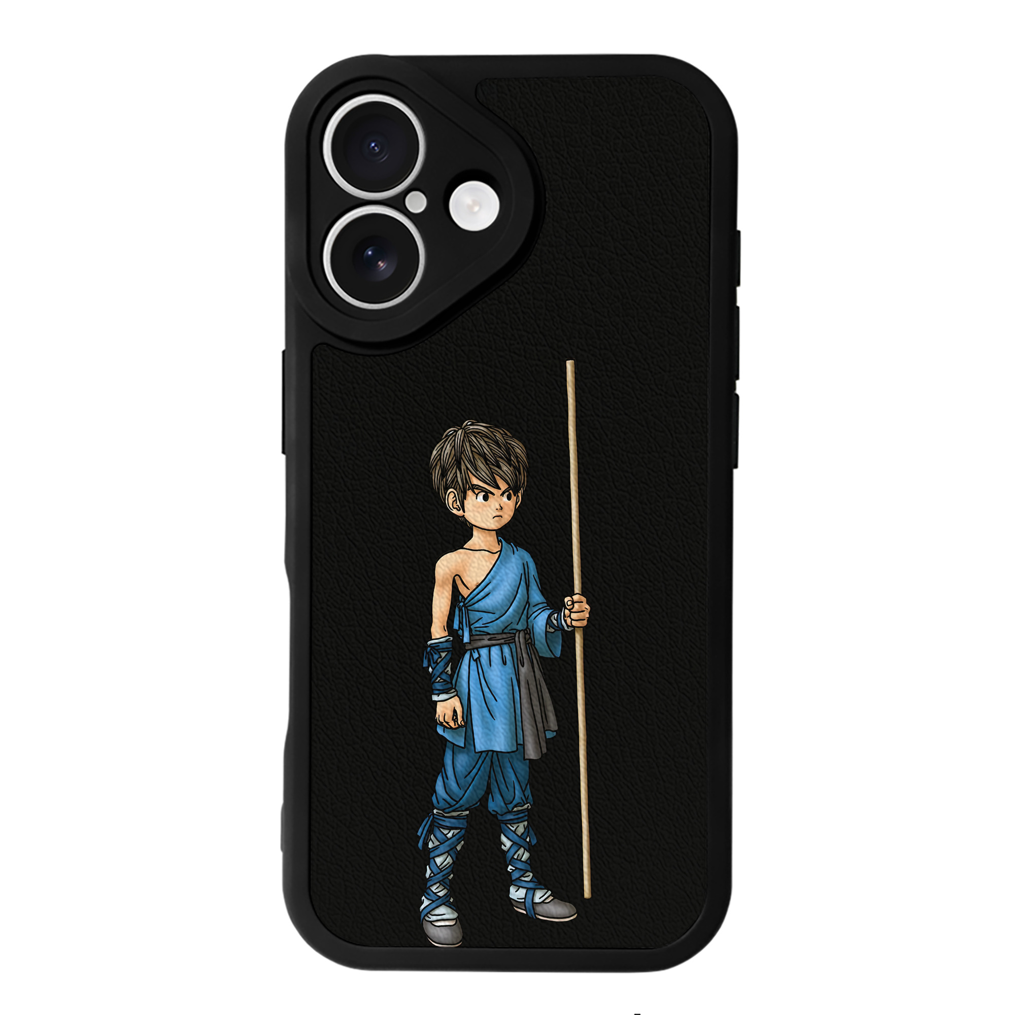 （画像用） ドラゴンクエスト Doragon Kuesuto Dragon Quest 【iPhone 16シリーズ対応】シリコンスマホケース（レザー調） 材質：シリコン